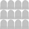 12 Pack Winter Beanie Hats for Men Women, Warm Cozy Knitted Cuffed Skull Cap, Wholesale