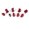 American Whistle Corporation Personal Safety Whistles with Lanyards - Emergency Whistles Family Pack (Red) view 1