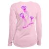 Born of Water Jellyfish Scuba Diving Shirt: Women's UV UPF+ 50 Long Sleeve - Pink - 2XL view 3