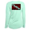 Circling Hammerhead Shark Dive Flag Shirt: Women's UV UPF+ 50 Long Sleeve - Seagreen - L view 1