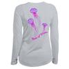 Born of Water Jellyfish Scuba Diving Shirt: Women's UV UPF+ 50 Long Sleeve - Gray - M view 1