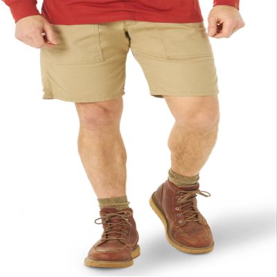 10" Regular Fit Work Short, Golden Khaki, 42