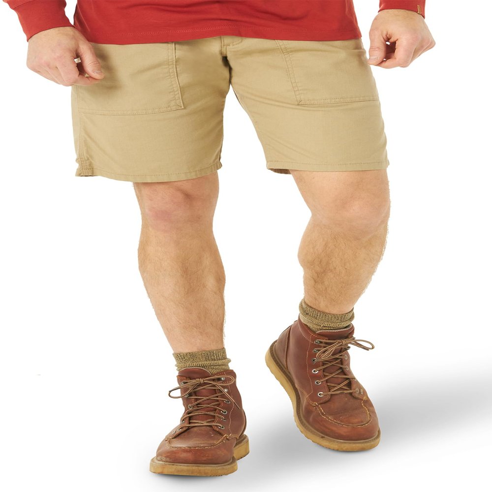 10" Regular Fit Work Short, Golden Khaki, 42
