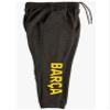 Boys' Barcelona Sweatpants (Reflective Printed Club Logo), Licensed Barcelona Youth Jogger Charcoal Heather (YL) view 2