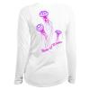Born of Water Jellyfish Scuba Diving Shirt: Women's UV UPF+ 50 Long Sleeve - White - 2XL view 1