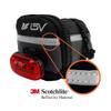BV Large Bike Saddle Bag and Rechargeable Bike Light view 4