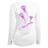 Born of Water Jellyfish Scuba Diving Shirt: Women's UV UPF+ 50 Long Sleeve - White - S view 1