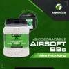Aim Green Biodegradable Airsoft BBS, Premium-Grade 6mm Airsoft BBS, 20g, 25g, 32g, 36g, 40g, 2,500, 5,000, 10,000 Count view 2