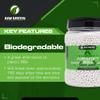 Aim Green Biodegradable Airsoft BBS, Premium-Grade 6mm Airsoft BBS, 20g, 25g, 32g, 36g, 40g, 2,500, 5,000, 10,000 Count view 3