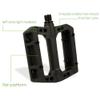 BV Bike Pedals PD-532 with Ultra-Durable Nylon Body | CNC Machined Bicycle Pedals with Cr-Mo Axle | LSL & Double Sealed Bearings - Ideal for BMX, Gravel, Dirt Bikes & as Road Bike Pedals MTB Pedals view 3