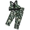 Kaerm Kids Girls Athletic Tracksuit Gymnastics Workout Activewear Cut Out Sport Crop Top Pants Outfits Camouflage Green 14 Years view 3