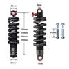 LvTu Hydraulic Spring Shock Absorber Bike 125mm/ 150mm/ 165mm/ 190mm with Damping Adjustment 550Lbs/ 650Lbs (Size : 190mm/650 Lbs) view 2