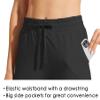 Willit Women's Cotton Sweatpants Open Bottom Yoga Sports Pants Straight Leg Lounge Athletic Pants with Pockets Black XXL view 4