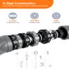Sportneer 5 Digit Combination High Security Anti Theft Bike Chain Lock - 3.2/3.6/4ft Heavy Duty Resettable Keyless Bicycle Lock for Bike, Motorcycle, Scooter, Door & Gate - 6mm Thick view 4