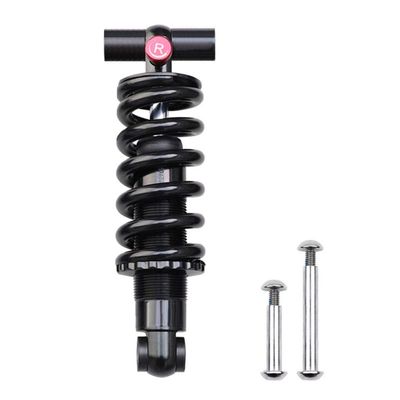 LvTu MTB Rear Shock MTB XC Soft Tail Downhill Rear Spring Shock Absorber 125/150/ 165/ 190mm, Adjustable Damping with 24 X 50mm Bushing (Size : 125mm, LBS : 450Lbs)