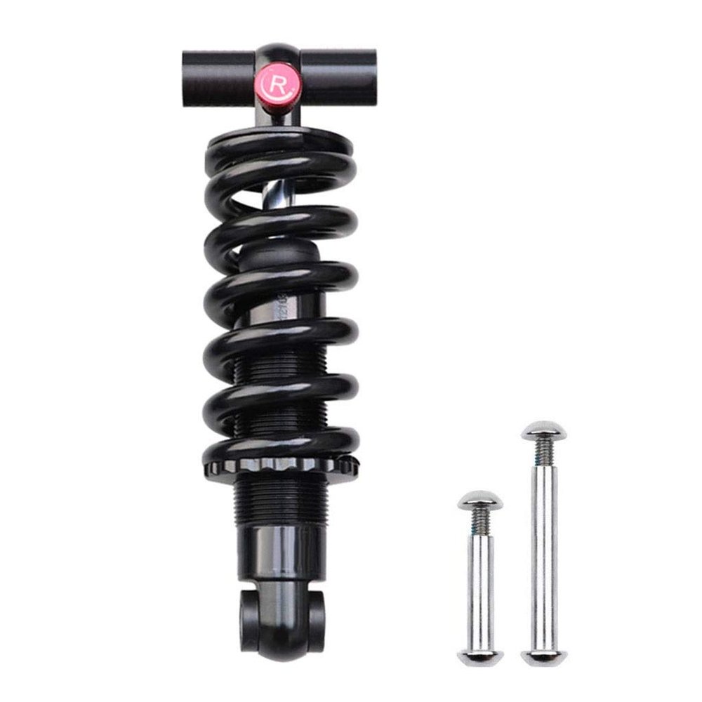 LvTu MTB Rear Shock MTB XC Soft Tail Downhill Rear Spring Shock Absorber 125/150/ 165/ 190mm, Adjustable Damping with 24 X 50mm Bushing (Size : 125mm, LBS : 450Lbs)