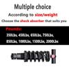 LvTu MTB Rear Shock MTB XC Soft Tail Downhill Rear Spring Shock Absorber 125/150/ 165/ 190mm, Adjustable Damping with 24 X 50mm Bushing (Size : 125mm,  LBS : 450Lbs) view 3