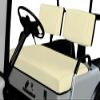 Bar Stool Covers 4 Less EZGO Marathon Golf Cart Front Seat Cover Replacement Set Made with Premium Marine Grade Vinyl - Staple On Installation (Off White) view 1