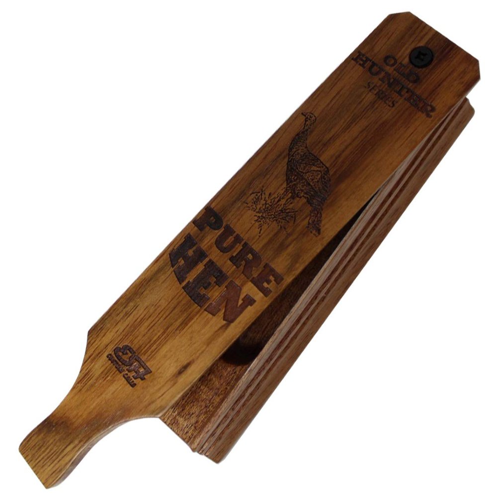 ESH Turkey Box Call with Mahogany Box & Brazilian Cherry Lid - Foolproof Turkey Caller for Beginners and Pros - Hunting Accessories