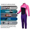 REALON Kids Wetsuit for Girls Boys Toddler and Youth 3mm Neoprene Child Full Wet Suits Warm in Cold Water Thermal Swimsuit Back Zip for Swimming Diving Jet Skiing Surfing view 4
