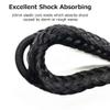 Bungee Dock Lines, Boat Ropes for Docking,Mooring Rope with Stainless Steel Clip - Accessories for Boats, PWC, Kayak, Watercraft,Jet Ski, Pontoon, Canoe, Power Boat Black 4-Pack view 2
