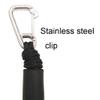 Bungee Dock Lines, Boat Ropes for Docking,Mooring Rope with Stainless Steel Clip - Accessories for Boats, PWC, Kayak, Watercraft,Jet Ski, Pontoon, Canoe, Power Boat Black 4-Pack view 3