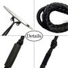 Bungee Dock Lines, Boat Ropes for Docking,Mooring Rope with Stainless Steel Clip - Accessories for Boats, PWC, Kayak, Watercraft,Jet Ski, Pontoon, Canoe, Power Boat Black 4-Pack view 4