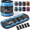 Sportneer Adjustable Ankle Wrist Weights for Men Women Kids, Adjustable Leg & Cuff Weight Straps for Fitness, Walking, Running, Aerobics, Yoga, Gym | 2 lbs for Each Ankle, 1 Pair total weight 4 lbs view 1