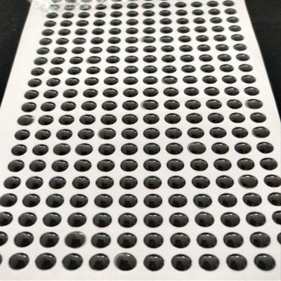 500pcs 4mm Solid All Black Eyes 3D Holographic Fishing Lure Eyes Fly Tying Accessory