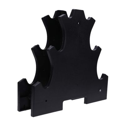 Vosarea Dumbbell Rack for Home Gym Compact Dumbbell Storage Stand Holds Weights Made of Durable Material for Fitness Accessories and Equipment Organization Black