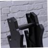 Vosarea Dumbbell Rack for Home Gym Compact Dumbbell Storage Stand Holds Weights Made of Durable Material for Fitness Accessories and Equipment Organization Black view 4