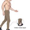 BROKIG Mens Zip Joggers Pants - Casual Gym Workout Track Pants Comfortable Slim Fit Tapered Sweatpants with Pockets (XX-Large, Beige) view 4