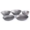 Boundless Voyage Ultralight Titanium Bowl Pan Plate Dish with Carry Bag Outdoor Camping Portable Tableware Cookware (5 Pcs Set (3 Bowls+2 Plates)) view 1