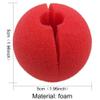 Dan&Dre 30Pcs Red Clown Noses Foam Clown Noses Cosplay Red Clown Nose for Halloween Christmas Costume Party view 2