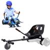 KUMAMOT Hoverboard Seat Attachment for 6.5 8 10 Hoverboard, Go Kart Cart Conversion Kit, Accessories for Self Balancing Scooter, Hoverboard Cart for Kids and Adult, Adjustable Frame Length, Black view 1