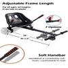 KUMAMOT Hoverboard Seat Attachment for 6.5 8 10 Hoverboard, Go Kart Cart Conversion Kit, Accessories for Self Balancing Scooter, Hoverboard Cart for Kids and Adult, Adjustable Frame Length, Black view 3