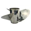 Yoofosun DF70 80 90 100 115 140HP 15 Tooth Stainless Steel Propeller 4 Stroke RH Boat SS Prop for Suzuki Outboard Motor Engine with Rubber Hub (14 (Dia) x 17 (Pitch)) view 4