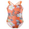 YONGHS Toddler Baby Girls One Piece Bikini Swimsuits Printed Swimwear Jumpsuits Summer Beach Bathing Suits Orange 14 view 3