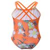 YONGHS Toddler Baby Girls One Piece Bikini Swimsuits Printed Swimwear Jumpsuits Summer Beach Bathing Suits Orange 14 view 4