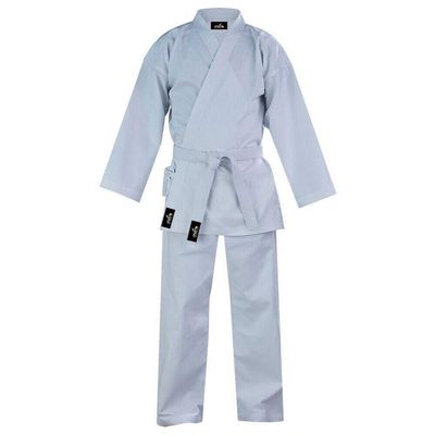 ChoCho Track Karate Suit GI Adult Student Aikido Martial Arts Free Belt Kids 110cm to 200cm (7/200cm, White)