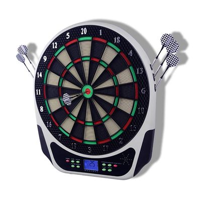 JW-YZWJ Electronic Dartboard Games Dartboard for Adults with Profession Scoring Board 18 Games with 159 Options with 6 Soft Tip Darts Suitable for Bar Leisure Sport for Office