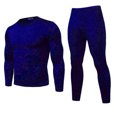 Men's Winter Ultra Soft Thermal Underwear Long Johns Set with Fleece Lined Base Layer Top and Bottom (Royal Blue, XXLarge)