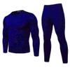 Men's Winter Ultra Soft Thermal Underwear Long Johns Set with Fleece Lined Base Layer Top and Bottom (Royal Blue, XXLarge) view 1