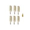 Bore Baby 12 Gauge Bore Mop Gun Cleaning Brushes for 12ga Shotgun Cleaning (6 Pieces)