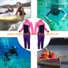 REALON Kids Wetsuit for Girls Boys Toddler and Youth 3mm Neoprene Child Full Wet Suits Warm in Cold Water Thermal Swimsuit Back Zip for Swimming Diving Jet Skiing Surfing view 2