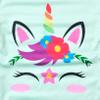 Matching Girls&Dolls Pajamas Mint Green Unicorn Pj Sets Short Sleeve Sleepwear,4t 5t view 3