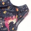 EQSJIU Unicorn leotards for girls gymnastics with skirt 4t 5t dark blue tulle skirts tutu gradient blue white sparkles view 4