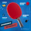 JOOLA Infinity Overdrive - Professional Performance Ping Pong Paddle with Carbon Kevlar Technology - Black Rubber on Both Sides - Competition Table Tennis Racket for Advanced Training - Extreme Speed view 3