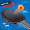 JOOLA Infinity Overdrive - Professional Performance Ping Pong Paddle with Carbon Kevlar Technology - Black Rubber on Both Sides - Competition Table Tennis Racket for Advanced Training - Extreme Speed view 4