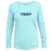 Spearfishing Octopus UV T-Shirt: UPF 50+ Long Sleeve Womens Sun Protection, Quick Dry Rash Guard Tee for Scuba Diving, Fishing, Swim, Outdoors: The Kraken: Lt. Blue - S view 2